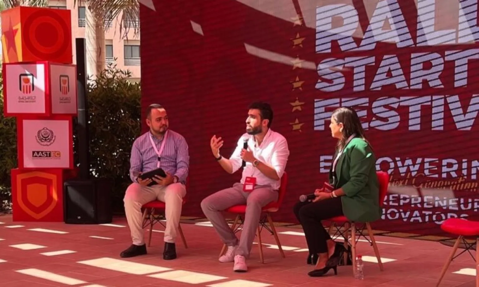 Sami speaking at the Ripple Summit