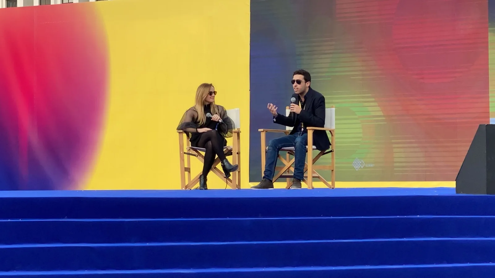 Sami speaking at the Riseup Summit